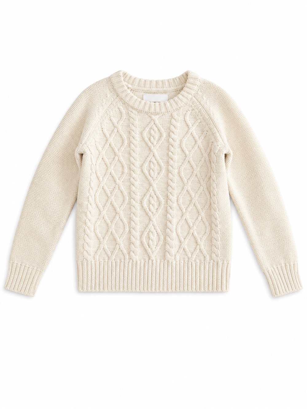 NWT Old Navy Cable Knit Crewneck Sweater - Cream